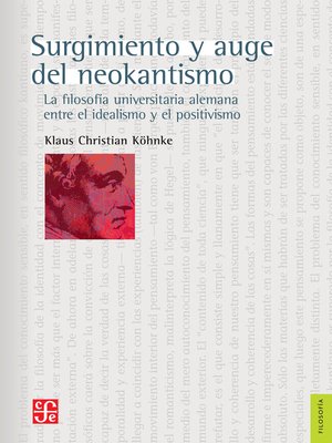 cover image of Surgimiento y auge del neokantismo